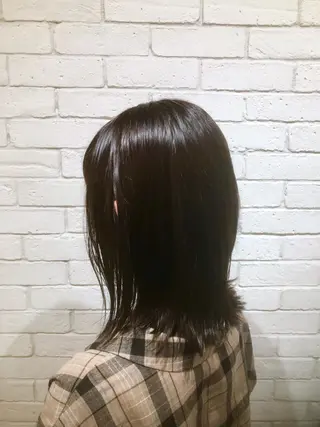 ミディアム カラーアンドケアリタ kitamuuuのヘアスタイル