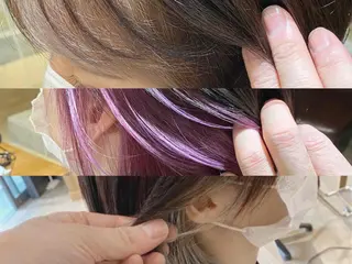 ミディアム カラー 前田 裕介のヘアスタイル