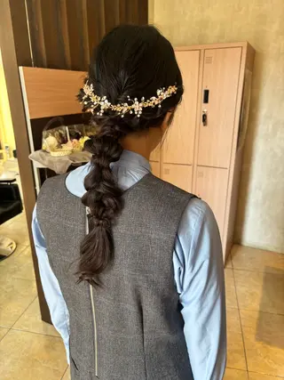 ヘアアレンジ デザインカラー/ オダセイナのヘアスタイル