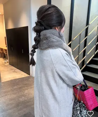 ロング ヘアアレンジ mao | 柔らか艶カラー🫧のヘアスタイル