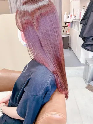 セミロング 髪質改善美髪特化 ルイス奈良のヘアスタイル