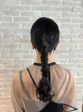ロング ヘアアレンジ Topstylist YUKIのヘアスタイル