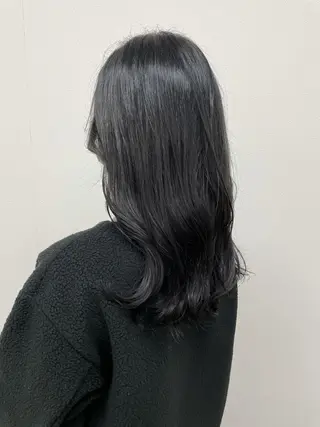 ロング カラー ヘアアレンジ 酸性縮毛矯正🧴韓国 レイヤー/髪質改善のヘアスタイル