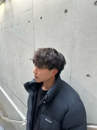 パーマ メンズ little 朝陽のヘアスタイル