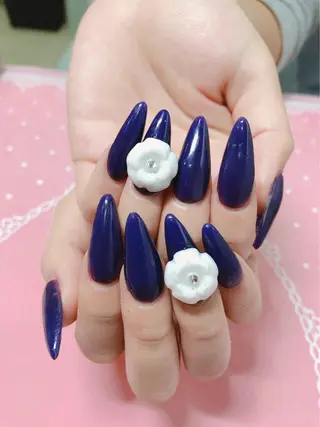 セミロング ネイル 《LB》ラブリエ Nail&eyeのマツエク・マツパデザイン