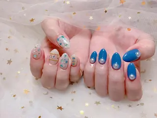 ネイル MiKi Nai池袋 長さだし得意のネイルデザイン