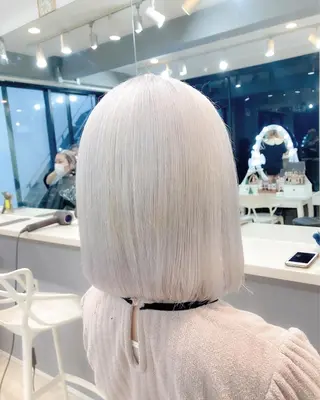 ミディアム カラー ☁️hinako☁️ 1HAVANAのヘアスタイル