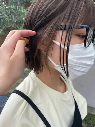 ミディアム 梶原 真帆のヘアスタイル