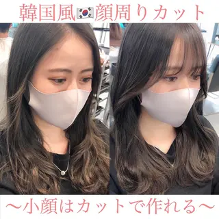 ミディアム カラー 韓国美髪矯正✂️ 佐藤ヒロのヘアスタイル