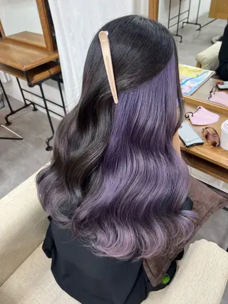 ロング たかはし るなのヘアスタイル