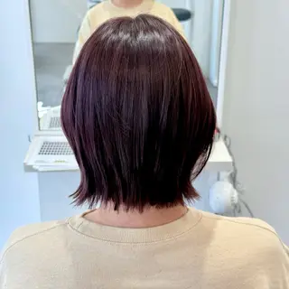 ショート カラー Aya 透明感カラーのヘアスタイル