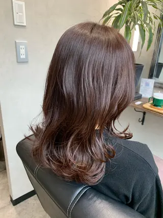 ミディアム カラー 松木 護裕のヘアスタイル