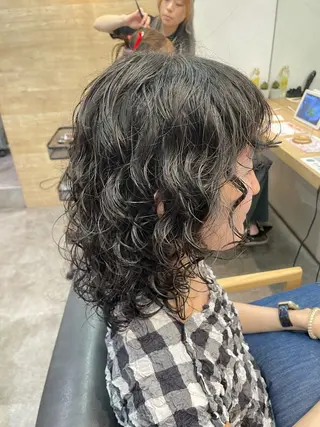 セミロング パーマ 🎀レイヤー/パーマ カラー/ai🎀のヘアスタイル