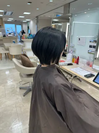 ショート 艶髪 黄金比みくのヘアスタイル