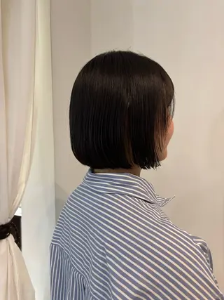 ショート ひいろ パーマ/ダブルカラーのヘアスタイル