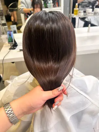 カラー 透明感ベージュ🤎 ナチュラルレイヤーのヘアスタイル