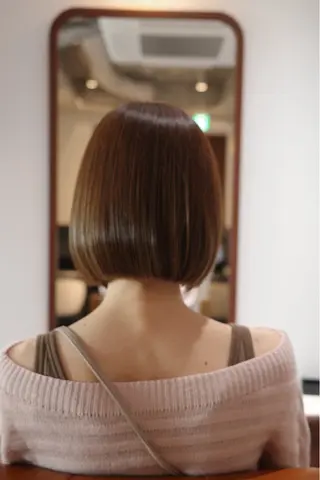 ショート カラー ヘアアレンジ opus 店長大和 レイヤー/赤み消しのヘアスタイル