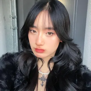 ロング カラー bloc japon所属・ﾌﾞﾚｲｽﾞ˚✧₊⁎ ﾚｲﾔｰToriのヘアスタイル