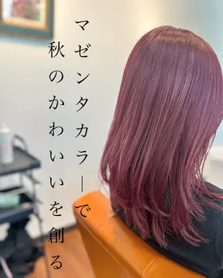 セミロング カラー ナチュラルオーブン 大村店🍀深松孝枝のヘアスタイル