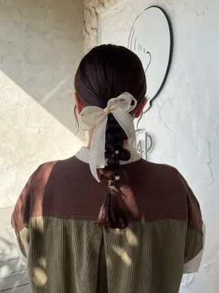ヘアアレンジ 金沢市/美容師/ 岡島由希美のマツエク・マツパデザイン