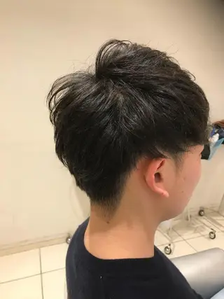 ショート カラー パーマ ヘアアレンジ メンズ キッズ ネイル マツエク・マツパ EnBlesS西宮 マンツーマン神道有基のヘアスタイル