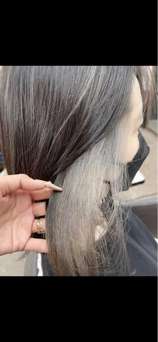 ミディアム カラー ヘアアレンジ 池田 景子のヘアスタイル