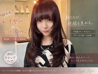 ロング 韓国レイヤー💫美髪 縮毛矯正🫧拓海のヘアスタイル