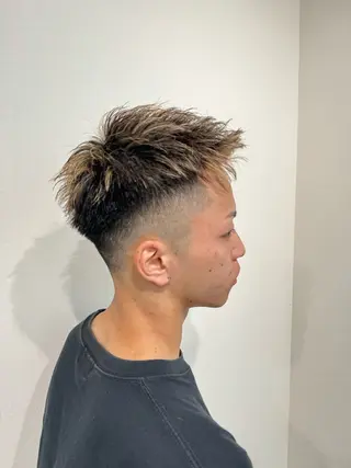 メンズ メンズパーマ特化/波 巻きツイスパ 長町至のヘアスタイル