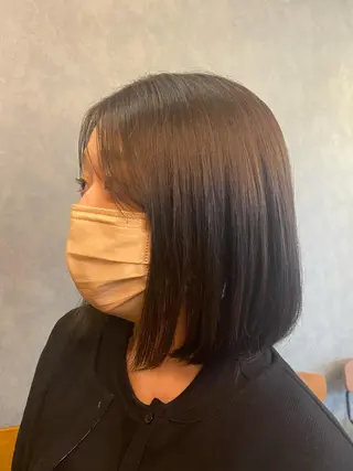 ミディアム 立野 希沙のヘアスタイル