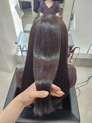 カラー ロング ️🫧髪質改善/縮毛 矯正/寺西紗友望🫧のヘアスタイル