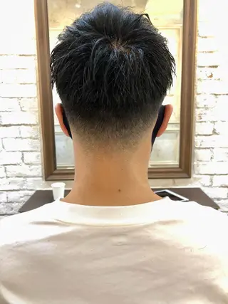 ショート メンズ 鷺沼駅徒歩1分 キシタクのヘアスタイル