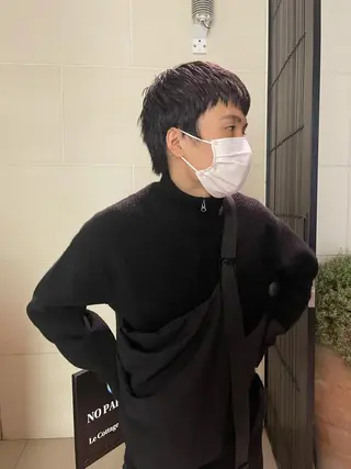ショート 吉田一輝 外国人パーマのヘアスタイル