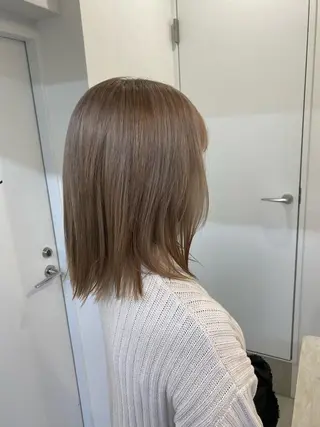 ミディアム カラー パーマ ヘアアレンジ メンズ キッズ ネイル マツエク・マツパ アイブロウ エクステモデル募集 💗大阪梅田/川上のヘアスタイル