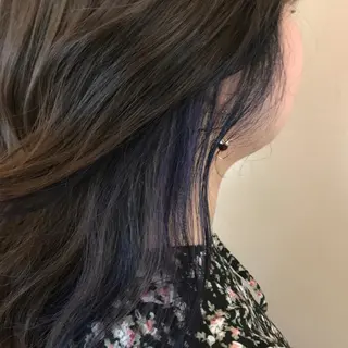 セミロング カラー 中塚 義人のヘアスタイル