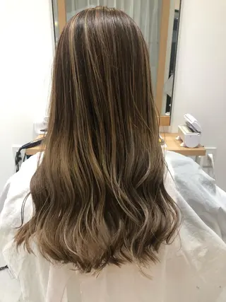 ロング カラー 鍵谷 公宏のヘアスタイル