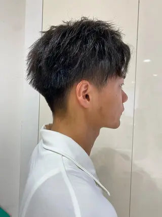 ショート メンズ 🩵波巻き／ツイスパ HARU💎のヘアスタイル