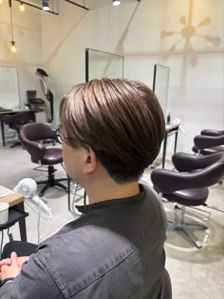 カラー メンズ GRANDEUR/似 合わせ/ケラスターゼのヘアスタイル