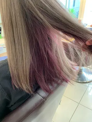 カラー なかの たくみのヘアスタイル