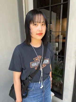 ミディアム fubuki🪷 似合わせカットカラーのヘアスタイル