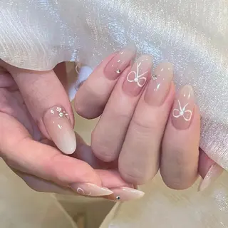 ネイル By moonネイル 🌷ワンホン/韓国風のネイルデザイン