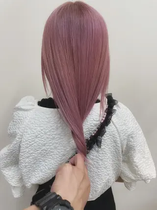 ロング カラー かわさき ともやのヘアスタイル