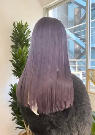 ロング カラー ブリーチ　ハイトーン 特化🌈フジタハルキのヘアスタイル