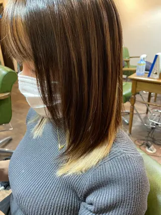 カラー 似合わせカラーカット 🪽chinatsuのヘアスタイル