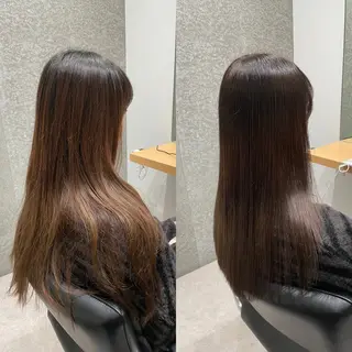 ロング カラー 髪質改善ヘアケア 艶髪特化/上田のヘアスタイル