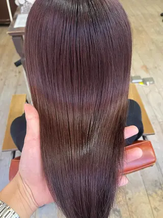 セミロング 髪質改善☁️ ユイのヘアスタイル