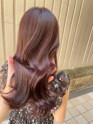 セミロング antica YOSHIのヘアスタイル