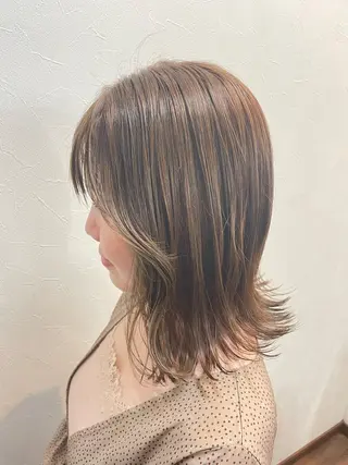 ミディアム 小顔似合わせカット ┊︎*AYANO*のヘアスタイル
