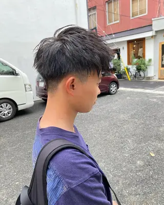 ショート メンズ メンズ特化 岸本 阪急六甲サロンドロイのヘアスタイル