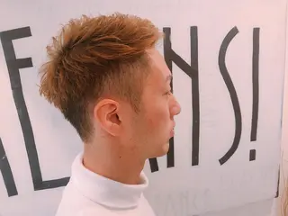 ショート カラー パーマ ヘアアレンジ メンズ ちこ .のヘアスタイル