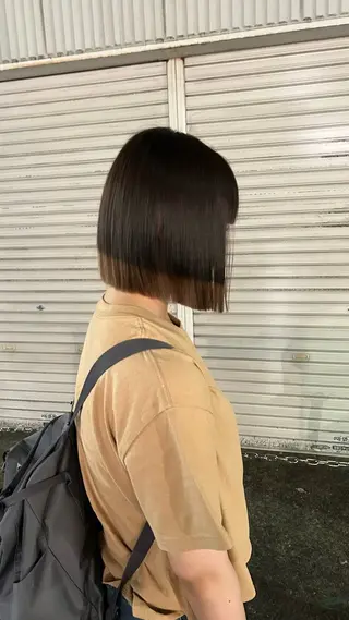 ミディアム カラー カラーモデル🎀 アイラッシュ/YUIのヘアスタイル